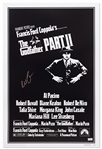Al Pacino Signed 16 x 24 Photo of The Godfather II Movie Poster