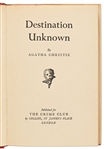 First Edition of Destination Unknown by Agatha Christie, in Original Dust Jacket