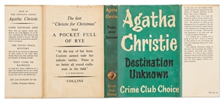 First Edition of Destination Unknown by Agatha Christie, in Original Dust Jacket
