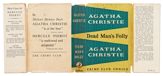 First Edition of Dead Mans Folly by Agatha Christie, in Original Dust Jacket