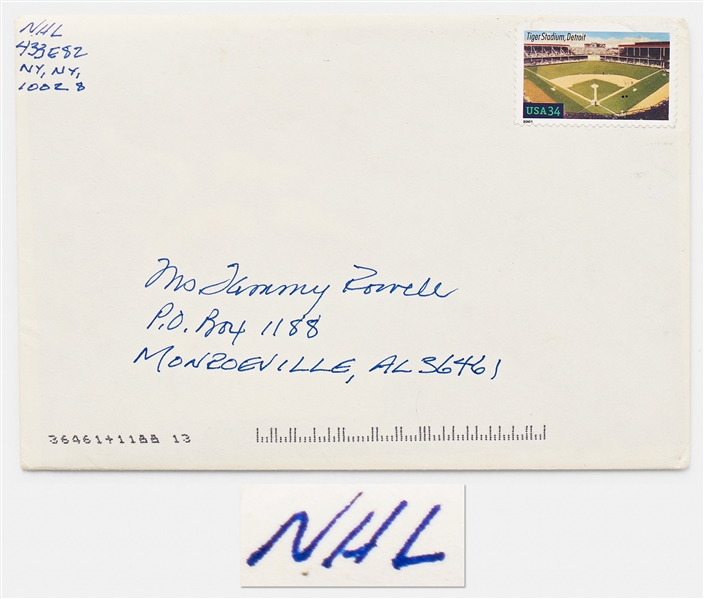 Harper Lee Autograph Letter Signed Plus Initialed Envelope -- ''... I wanted to get a look at our country and did...''