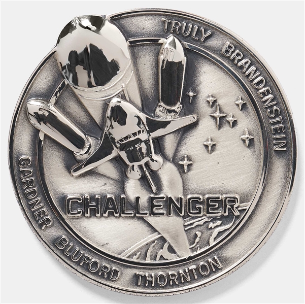 Sally Ride's Personally Owned STS-8 Space Shuttle Challenger Robbins Medal