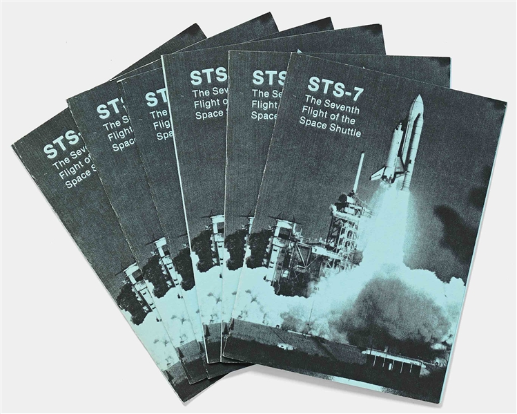 Sally Ride's Personally Owned Collection of STS-7 Space Shuttle Challenger Launch Invitations & Stationery