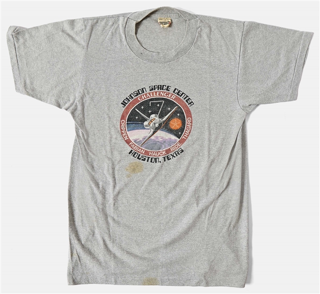 Sally Ride's Collection of Personally Owned Shirts -- Includes 7 NASA Shirts and One L.A. Dodgers Jersey