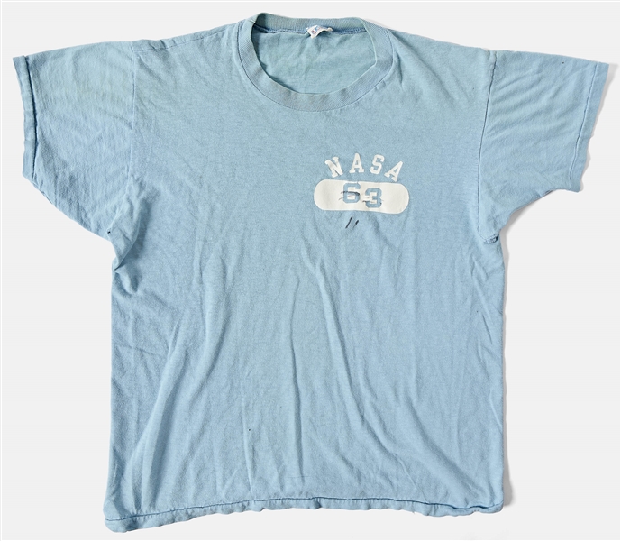 Sally Ride's Collection of Personally Owned Shirts -- Includes 7 NASA Shirts and One L.A. Dodgers Jersey