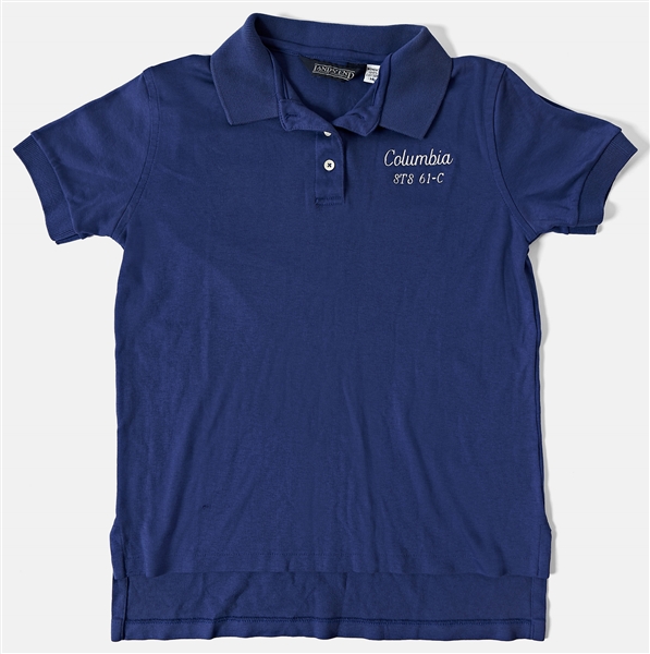 Sally Ride's Collection of Personally Owned Shirts -- Includes 7 NASA Shirts and One L.A. Dodgers Jersey