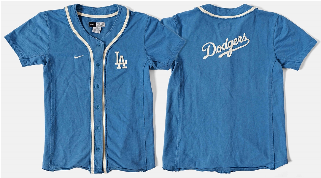 Sally Ride's Collection of Personally Owned Shirts -- Includes 7 NASA Shirts and One L.A. Dodgers Jersey