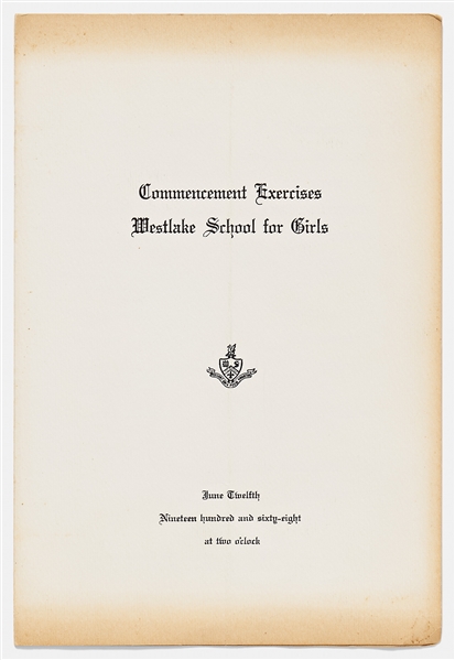 Large Lot of Items Personally Owned by Sally Ride -- Includes Her High School Graduation Program, Tennis Achievements, Stanford Keepsakes, Business Cards & More