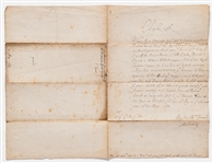 King Charles II Letter Signed from May 1661, Shortly After His Coronation