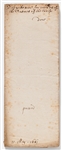 King Charles II Letter Signed from May 1661, Shortly After His Coronation