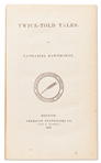 First Edition of Nathaniel Hawthorne's ''Twice-Told Tales'' -- One of Only 1,000 Printed, in Rare Original Binding