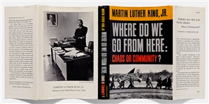Martin Luther King Signed First Edition of ''Where Do We Go From Here: Chaos or Community?''