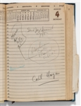 Sheldon Mayer's 1947 Day Planner as Editor of All-American Publications -- Plus Several Letters to Mayer Regarding Comics & a Note from Mayer About How Comics ''affect the younger generation''