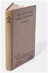 1919 Rare Investment Book -- The New York Stock Exchange