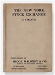 1919 Rare Investment Book -- ''The New York Stock Exchange''