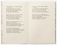 First Edition of Sylvia Plath's Poem A Winter Ship -- One of Only 60 Copies Extant, Personally Owned by Sylvia Plath