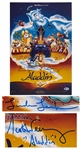 Aladdin Photo Signed by Scott Weinger Who Voiced the Character of Aladdin and Linda Larkin Who Voiced Princess Jasmine -- With Beckett COA