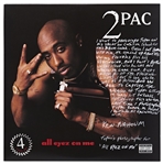 2Pac "All Eyez on Me" Album Signed by Photographer Ken Nahoum Who Describes How He Captured the Revealing Photos of Tupac