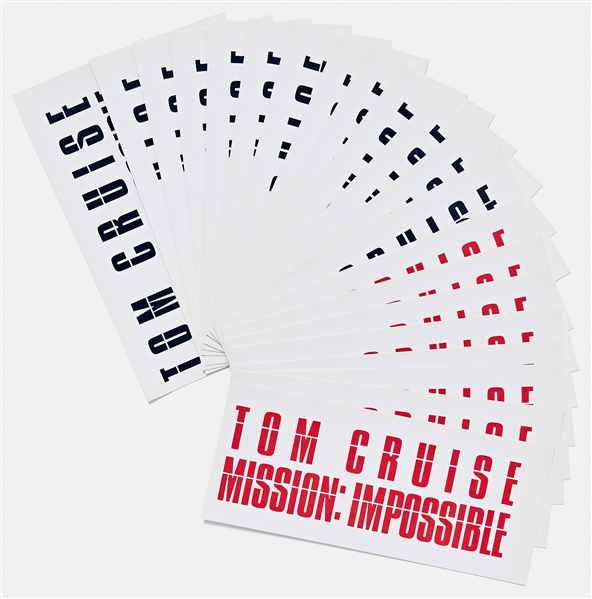 Lot of 21 World Premiere Tickets to the First Mission: Impossible Film in 1996