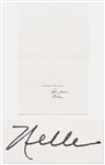 Harper Lee Christmas Card Signed