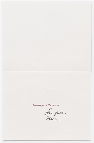 Harper Lee Christmas Card Signed