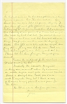John Steinbeck Autograph Letter Signed on His Writing Method: The first type script will be only a working script...when it is all done and checked and rechecked will we go into a final draft