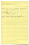 John Steinbeck Autograph Letter Draft Revealing that His Family Was One of the Very Early Christian Settlers of Palestine in 1850 