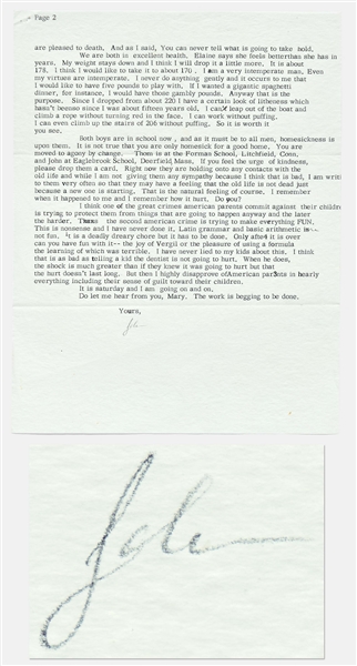 John Steinbeck Letter Signed -- ...It is not true that you are only homesick for a good home...