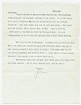 John Steinbeck Letter Signed -- ''...It is the story of an elf in Algiers during the preparation for the Italian Invasion...The book will be called Once There Was A War...''