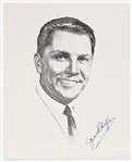 Jimmy Hoffa Boldly Signed 8'' x 10'' Portrait -- Uninscribed