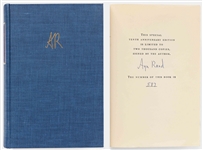 Ayn Rand Signed Atlas Shrugged -- Special 10th Anniversary Limited Edition -- Exceptional, Near Fine Condition