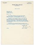 John F. Kennedy Letter Signed as U.S. Senator -- With University Archives COA