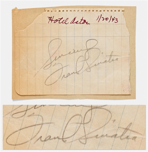 Frank Sinatra Signature