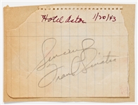 Frank Sinatra Signature