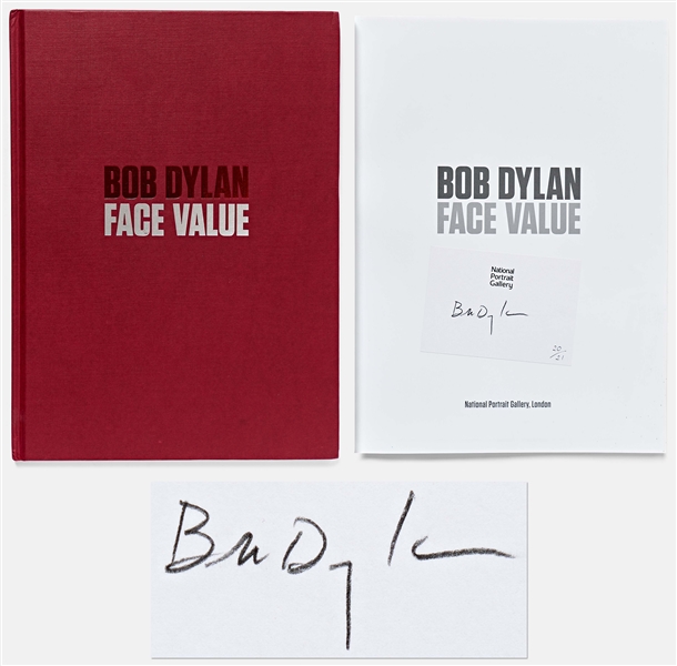 Bob Dylan Signed Limited Edition of Face Value -- Limited to Only 21 Signed Copies -- With Raptis Rare Books COA