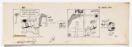 Lot of Four ''B.C.'' Comic Strips from 1960