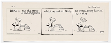 Lot of Four ''B.C.'' Comic Strips from 1967