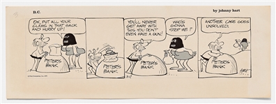 Lot of Five ''B.C.'' Comic Strips from 1976