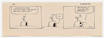 Lot of Five ''B.C.'' Comic Strips from 1976