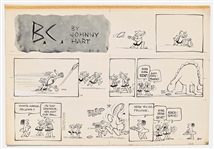 Lot of Two ''B.C.'' Sunday Comic Strips from 1963
