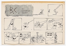 Lot of Two ''B.C.'' Sunday Comic Strips from 1964