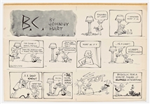 Lot of Two ''B.C.'' Sunday Comic Strips from 1964