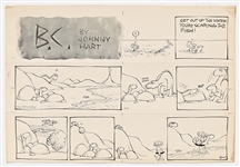 Lot of Two ''B.C.'' Sunday Comic Strips from 1964