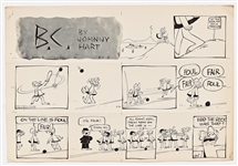 Lot of Two ''B.C.'' Sunday Comic Strips from 1964