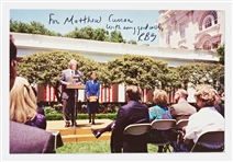 Ruth Bader Ginsburg Initialed Photo RBG -- From the Press Conference with Bill Clinton Announcing Her Nomination to the Supreme Court