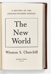Winston Churchill's ''A History of the English-Speaking Peoples'' in Four Volumes