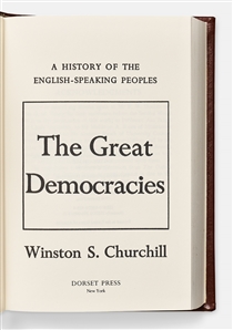 Winston Churchill's ''A History of the English-Speaking Peoples'' in Four Volumes