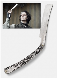 Stunt Razor from the Tim Burton Directed Film Sweeney Todd -- Starring Johnny Depp as a Barber Who Murders His Clients With His Razor