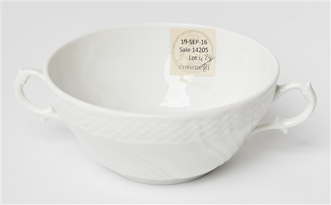 Ronald & Nancy Reagan Personally Owned Soup Bowl & Saucer
