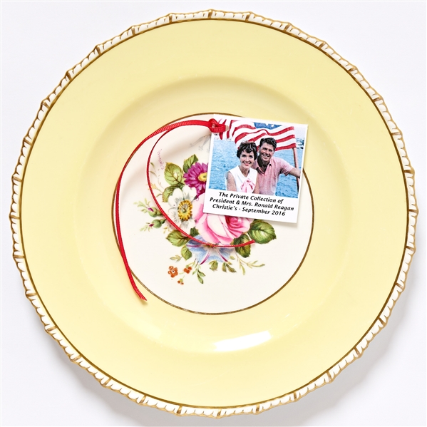 Ronald & Nancy Reagan Personally Owned Porcelain Dessert Plate